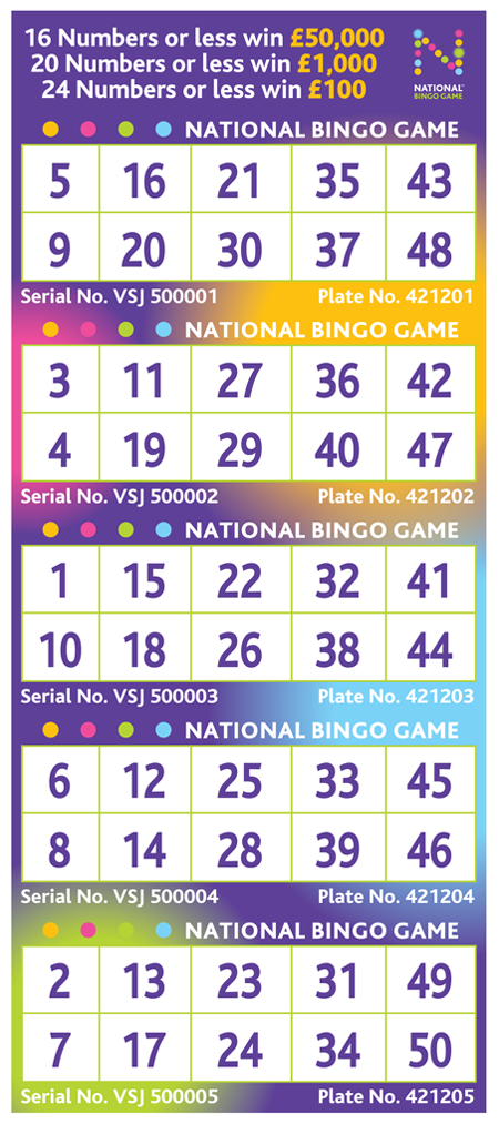  National Bingo Game